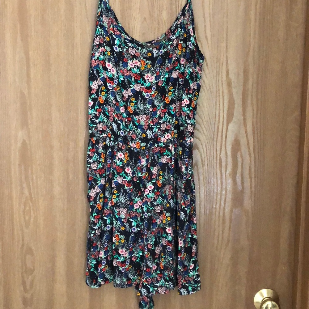 Floral-Print Romper
